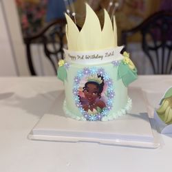 Pastry World Bakery - Princess Tiana Birthday Red velvet cake 6''