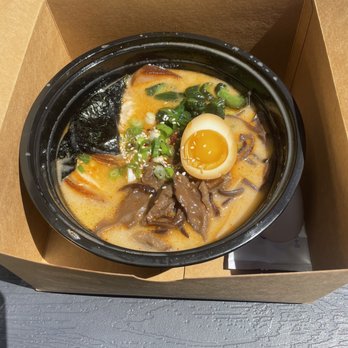 Ramen Station - Spicy tonkatsu but light soy - Ramen Near Me - Oakland, California