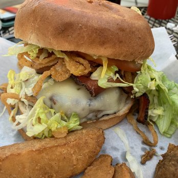 Al’s Woody's - Woodys burger the side view good luck biting this one! - Diners Near Me - Wapakoneta, Ohio Al’s Woody's - Woodys burger the side view good luck biting this one! - Diners Near Me - Wapakoneta, Ohio