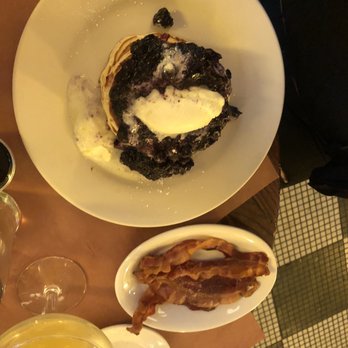 The Smith - Buttermilk Pancakes with bacon - New American Near Me - New York, New York The Smith - Buttermilk Pancakes with bacon - New American Near Me - New York, New York