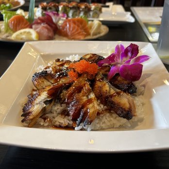 Joy Sushi - a plate of sushi and rice - Sushi Bars Near Me - Mountain View, California Joy Sushi - a plate of sushi and rice - Sushi Bars Near Me - Mountain View, California