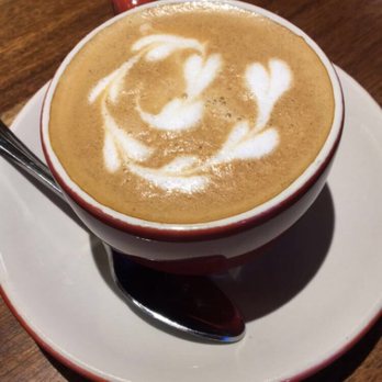 Barnes & Noble Kitchen - Beautiful cappuccino made by our lovely barista Carly - New American Near Me - Folsom, California
