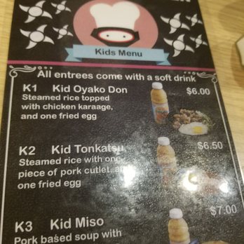 Ninja Ramen - Kid's menu - Ramen Near Me - Arlington, Texas Ninja Ramen - Kid's menu - Ramen Near Me - Arlington, Texas