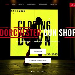 Dorchester Gun Shop - RETAIL LOCATION CLOSED AS OF 12-31-25. Existing customers, please call us directly. We are no longer dealing with the gernal public. Thanks.