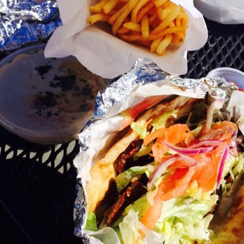 Gaters Restaurant - Steak gyro combo with free hummus - Middle Eastern Near Me - Fremont, California