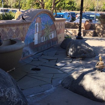Hamilton Marketplace - Water fountain with beautiful tile artwork and sculptures by local artists. - Shopping Centers Near Me - Novato, California Hamilton Marketplace - Water fountain with beautiful tile artwork and sculptures by local artists. - Shopping Centers Near Me - Novato, California