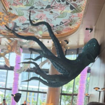 Sexy Fish Miami - Large Octopus decor so glittery and beautiful - Seafood Near Me - Miami, Florida Sexy Fish Miami - Large Octopus decor so glittery and beautiful - Seafood Near Me - Miami, Florida