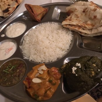 Zaroka Bar&Grill - Vegetable thali ($17.95) - Indian Near Me - New Haven, Connecticut