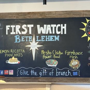 First Watch - Breakfast & Brunch Near Me - Bethlehem, Pennsylvania First Watch - Breakfast & Brunch Near Me - Bethlehem, Pennsylvania