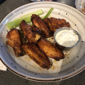Bonfire Grille - Dry rub BBQ wings. Too soggy for me ! - New American Near Me - Milford, Connecticut