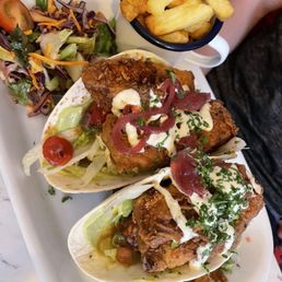 Seafood tacos