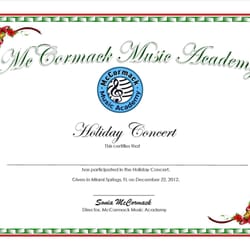 McCormack Music Academy