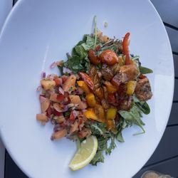 Seasons Restaurant - Hot salmon salad