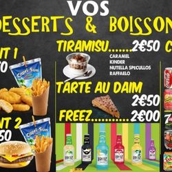 New Tacos Villeparisis - Nos desserts, boissons et menus enfants.