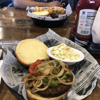 One Twenty Three Burger House - Lovely Vegetarian burger - Burgers Near Me - Saint Augustine, Florida