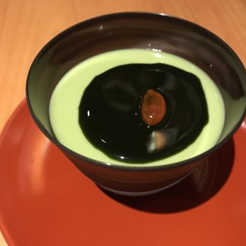 ICHIRAN - Brooklyn - Matcha Almond Pudding with Green Tea Sauce - Ramen Near Me - Brooklyn, New York