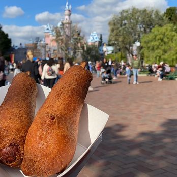 Red Wagon Corn Dog Cart - Food Trucks Near Me - Anaheim, California