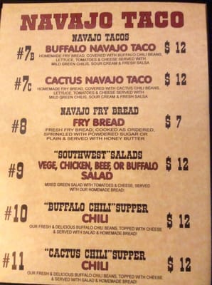 Menu photo 4 Fort Zion Virgin, UT
