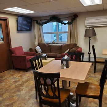 St. Gregory the Great Café - Pleanty of seating, couches, regular and high top tables. - Cafes Near Me - Buffalo, New York
