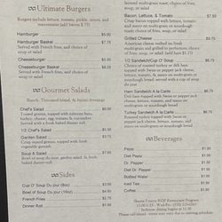 The classroom - Menu