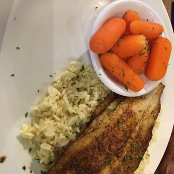 Cheddar's Scratch Kitchen - Blackened fish carrots and rice - American Near Me - San Marcos, Texas