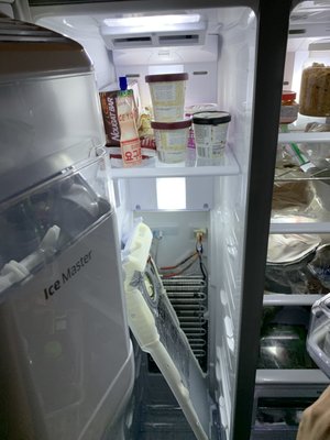 Refrigerator Repair - Replacing temperature sensor for Samsung Refrigerator Refrigerator Repair - Replacing temperature sensor for Samsung Refrigerator