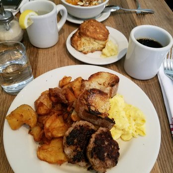 Plow - Chia seeds pudding, biscuits and two eggs breakfast - Breakfast & Brunch Near Me - San Francisco, California
