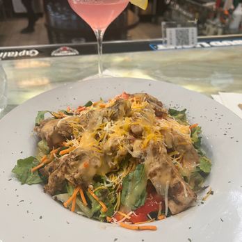 Konoko Restaurant - Jerk Chicken salad and KoKo Chanel cocktail - Caribbean Near Me - White Marsh, Maryland Konoko Restaurant - Jerk Chicken salad and KoKo Chanel cocktail - Caribbean Near Me - White Marsh, Maryland
