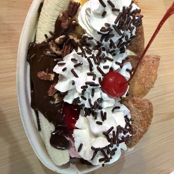 The Crazy Mason - Banana split - Desserts Near Me - Myrtle Beach, South Carolina The Crazy Mason - Banana split - Desserts Near Me - Myrtle Beach, South Carolina