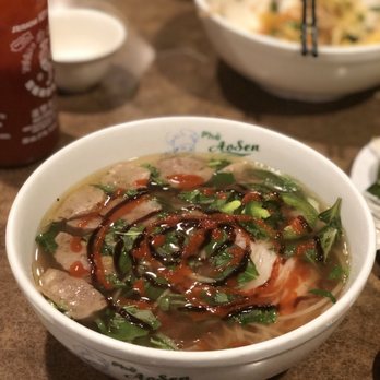 Ao Sen - Pho bo vien (beef pho with meatballs) - Vietnamese Near Me - Albany, California