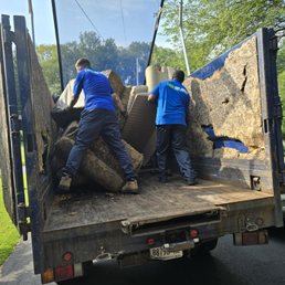 Got Junk guys Anthony and Dillon moving furniture Got Junk guys Anthony and Dillon moving furniture