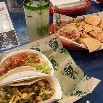Cactus Cafe - CHICKEN TACO GRILLED SHRIMP TACO SMALL CHIPS AND SALSA - Tex-Mex Near Me - Huntington, New York