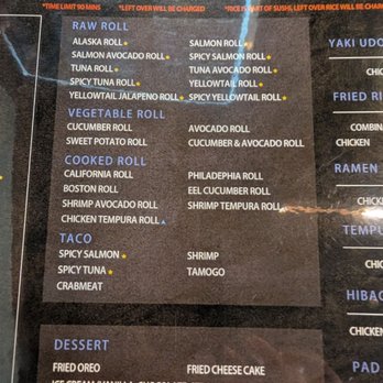 Sushi Oishii AYCE - Menu, July 2026 - Japanese Near Me - Herndon, Virginia