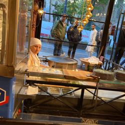 Sultan Mehmet - Lady making fresh pies and bread