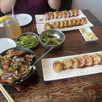 Mikko Sushi - teriyaki chicken bowl, garlic edamame, deep fried california roll - Sushi Bars Near Me - Vista, California Mikko Sushi - teriyaki chicken bowl, garlic edamame, deep fried california roll - Sushi Bars Near Me - Vista, California