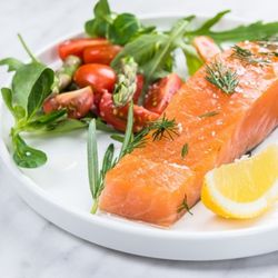 Baked salmon