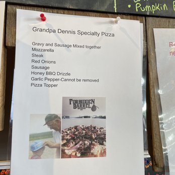 Forbidden Barrel Brewing Company - Grandpa Dennis specialty pizza! Worth every penny! Don't be scared of the onion because they do it just right! - Breweries Near Me - Worthington, Minnesota Forbidden Barrel Brewing Company - Grandpa Dennis specialty pizza! Worth every penny! Don't be scared of the onion because they do it just right! - Breweries Near Me - Worthington, Minnesota