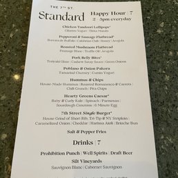 Happy Hour Menu Happy Hour Menu