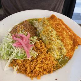 Enchilada plate