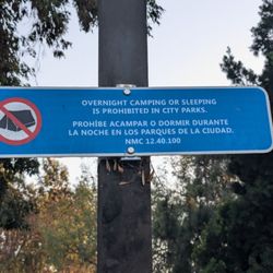 Glazier Park - Overnight camping or sleeping is prohibited!