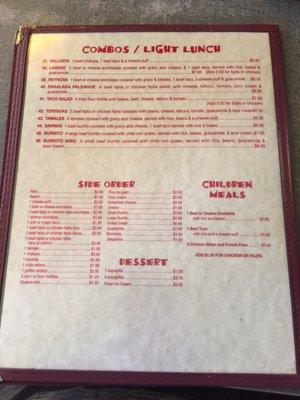 Menu photo 3 Jaimes Rancho Mount Enterprise, TX