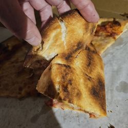 Joe's Italian Restaurant - Thin rock hard crust.