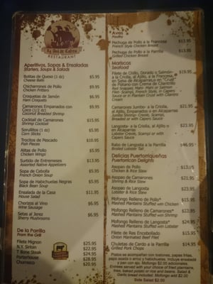 Menu photo 5 Restaurant Cofresi Rincón, PR