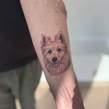 Finer Things Tattoo - Tattoo of my dog ghost. - Tattoo Near Me - Seattle, Washington Finer Things Tattoo - Tattoo of my dog ghost. - Tattoo Near Me - Seattle, Washington