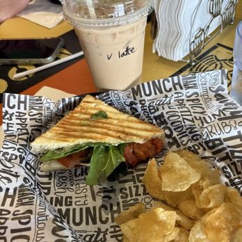 Latte Cafe La Grange - Caprese panini and vanilla latte. - Bakeries Near Me - La Grange, Texas Latte Cafe La Grange - Caprese panini and vanilla latte. - Bakeries Near Me - La Grange, Texas