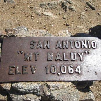 Mount Baldy - San Antonio, "Mt. Baldy" marker at the top of Mt. Baldy - Hiking Near Me - Mt Baldy, California Mount Baldy - San Antonio, "Mt. Baldy" marker at the top of Mt. Baldy - Hiking Near Me - Mt Baldy, California