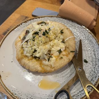 Orchard City Kitchen - Langos (chimichurri fry bread) - New American Near Me - Campbell, California Orchard City Kitchen - Langos (chimichurri fry bread) - New American Near Me - Campbell, California