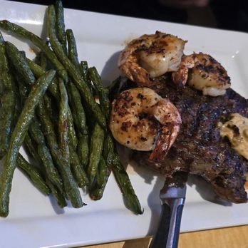 Kona Grill - Gilbert - Surf and Turf: Ribeye and grilled shrimp - Sushi Bars Near Me - Gilbert, Arizona