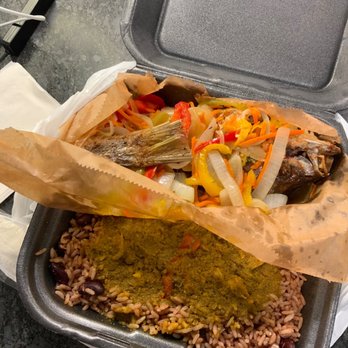 876 NyamMinz - escoveitch fish,Rice & Peas topped with curry chicken gravy - Caribbean Near Me - Marietta, Georgia 876 NyamMinz - escoveitch fish,Rice & Peas topped with curry chicken gravy - Caribbean Near Me - Marietta, Georgia