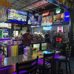 Seadrift Sports Bar & Grill - Bar in the back